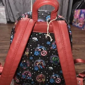 Loungefly Marvel Tattoo Avengers Backpack NWOT Loungefly Marvel Tattoo Avengers Backpack NWT | Mercari main image 4